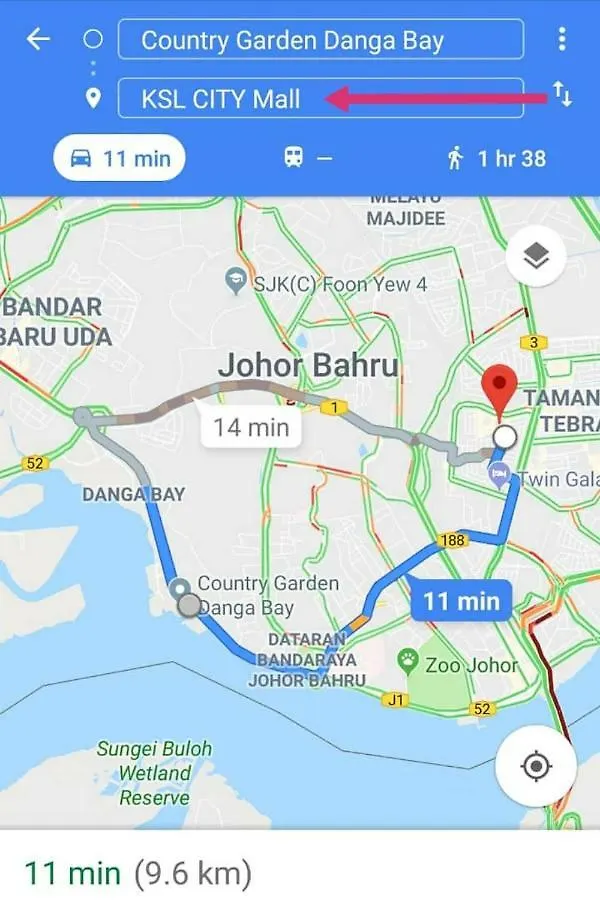 Country Garden Danga Bay ,Bay Point Apartment Johor Bahru 0*,  Malaysia